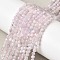Natural Kunzite Beads Strands, Round, Faceted, 3~3.5mm, Hole: 0.6mm, about 120~122pcs/strand, 15.16~15.35''(38.5~39cm)