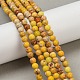 Нити бусин из окрашенного натурального регалита/императорской яшмы/морского осадка яшмы G-B124-C04-04-5