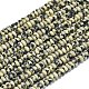 Природные яшмы далматин бисер нитей G-P575-A01-4x2mm-2