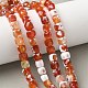 Природные пожары треск агат бисер нитей G-H078-C49-6mm-04-1