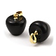 Подвески из яблока учителя из натурального обсидиана G-Z022-02J-G-2