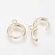 Латунные серьги обруча KK-Q675-52G-1