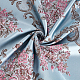 1 м полиэфирной ткани с цветочным узором AJEW-GA0008-38-6