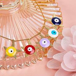 16шт 8 цвета сплава эмалевые подвески ENAM-SZ0001-38LG