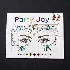 Акриловые наклейки для лица с драгоценными камнями&nbsp;MRMJ-F014-07