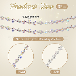 S-образные стеклянные стразы и железные цепочки-чашки DIY-WH20032-25S-02