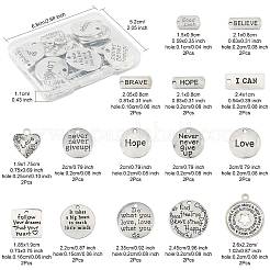 30шт 15 стиля подвески из сплава в тибетском стиле&nbsp;TIBEP-FS0001-40