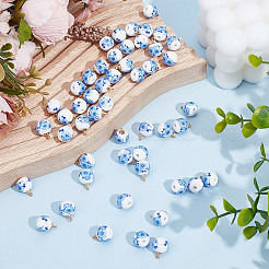 50 шт. фарфоровые подвески ручной работы&nbsp;HJEW-PH02184