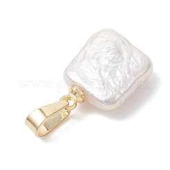 3 шт. 3 стиля барочных квадратных подвесок из натурального жемчуга кеши&nbsp;PALLOY-JF04957