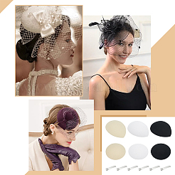 6 шт. основа для шляпы-вуалировщика из ткани ЭВА в виде капли для шляпного магазина AJEW-FG0005-05