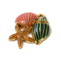 Подвески из нержавеющей стали 304 с эмалью&nbsp;STAS-G386-06G