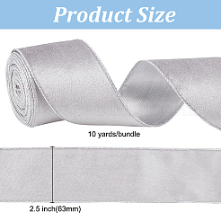 10 ярд односторонней бархатной ленты OCOR-WH0093-12A