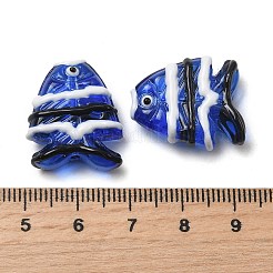 Выпечка окрашенные стеклянные бусины LAMP-I032-01H