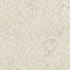 Светящиеся прозрачные стеклянные круглые бусины&nbsp;GLAA-F124-D02-A