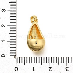 Стойки обшивки латунь микро проложить Циркон подвеску KK-L226-102G-U