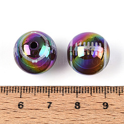 Непрозрачные акриловые бусины с УФ-покрытием&nbsp;PACR-N016-01A