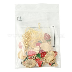 Серьги-подвески с клубникой своими руками&nbsp;DIY-FS0006-05