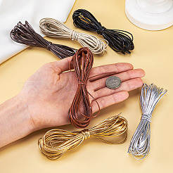 6 моток шнуров из искусственной кожи 6 цветов&nbsp;OCOR-TA0001-96