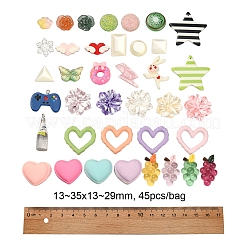 Непрозрачные и прозрачные кабошоны из смолы&nbsp;RESI-CJ0002-44