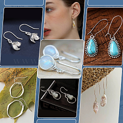 410 шт. 5 вида сережек-крючков из нержавеющей стали STAS-GA0001-97