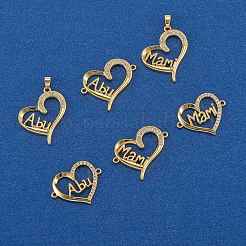 6шт 6 стиля латунные микро проложить прозрачные кубические циркониевые звенья ZIRC-SZ0001-50