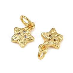 Латунные микро проложить кубического циркония подвески KK-D375-34G-01