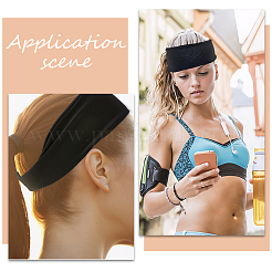 6 шт. 6-цветная широкая повязка на голову для спорта&nbsp;AJEW-CN0005-07A