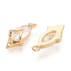 Латунь прокладывает кубические циркониевые прелести KK-N275-14A-G