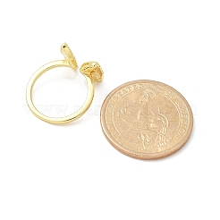 Бабочка манжеты кольца&nbsp;RJEW-G337-12G