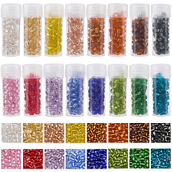 16 цвет круглый стеклянный бисер&nbsp;SEED-SC0001-56C