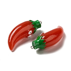 Мультяшные подвески из непрозрачной смолы с овощами CRES-B018-02B