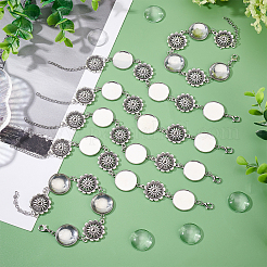 Изготовление браслета-коннектора из 10 цветка AJEW-PH0003-85