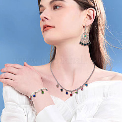 10 шт. подвески со стеклянными стразами&nbsp;STAS-TA0003-26B