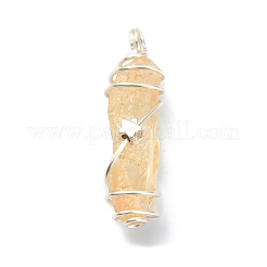 Природные подвески цитрин PALLOY-JF02086-02