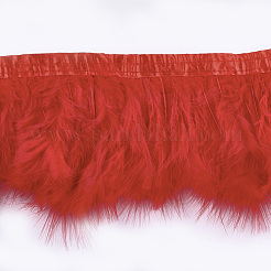 Обрезка бахромы из индюшатых перьев&nbsp;FIND-T037-03G