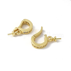 Латунные микропроволочные кубические циркониевые подвески KK-D324-05G