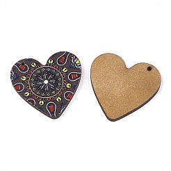 Печатные подвески из липы WOOD-S045-011E