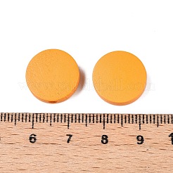 Расписные бусы из натурального дерева WOOD-S049-02B-08