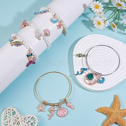 Набор для изготовления браслета на тему океана своими руками&nbsp;DIY-SZ0009-35