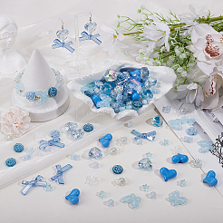 180 шт. 15-х видов акриловых бусин смешанного стиля&nbsp;OACR-PA0001-10