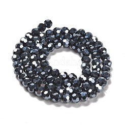 Гальванические непрозрачные стеклянные бусины&nbsp;LS-EGLA-A035-P6mm-A18