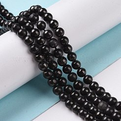 Бусы из натурального шунгита G-D481-15B-4MM