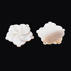 Резные подвески из натуральных пресноводных ракушек SHEL-N038-15