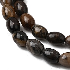 Природные окаменелое дерево бисер пряди G-K362-I11-02