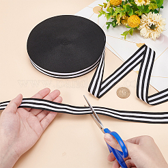 50 ярд ленты из полиэстера в полоску SRIB-WH0011-157C