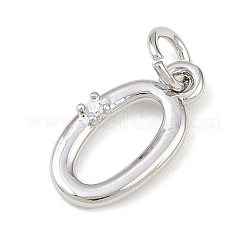 Латунные микропаве прозрачные кубические циркониевые подвески KK-P339-27P