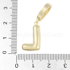 Латунные микропаве прозрачные подвески с фианитом KK-M289-01L-G