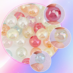 60 шт. Прозрачные акриловые бусины OACR-SC0001-62