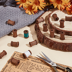 Катушки с деревянными нитками&nbsp;TOOL-WH0125-106A-02