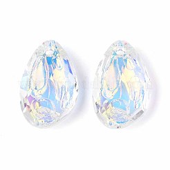 Подвески из гальванического стекла&nbsp;EGLA-T029-04B